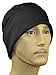 Black Men's Chemotherapy Hat Fall Winter Chemo Cap Sleep Cap for Male Cancer Patients