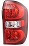 Evan-Fischer Tail Light Lens and Housing Compatible with 2004-2005 Toyota RAV4 Passenger Side