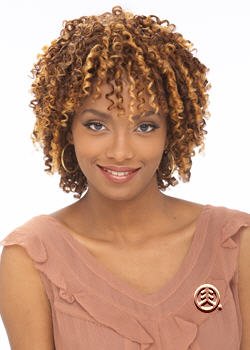 It's A Cap Weave HH Straw Curl Wig Color: 2
