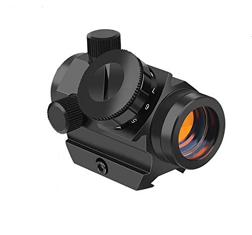 BESTSUN Red Dot Sight, 4 MOA Micro Red Dot Scope 1X 22mm Tactical Riflescope Sights Waterproof & Shockproof & Fog-Proof Optics Scope with 1 inch Riser Mount