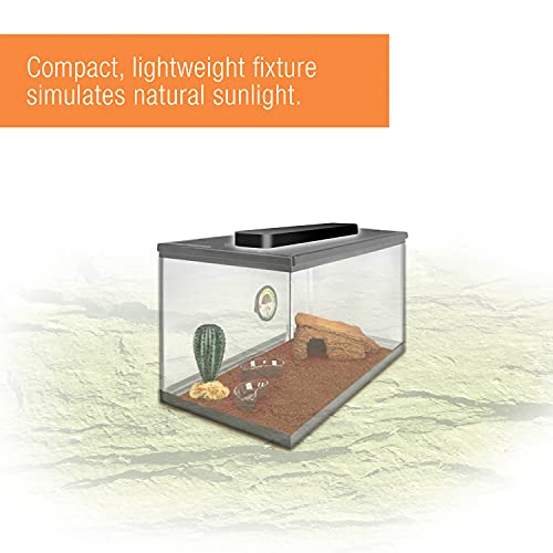 Zilla Reptile T8 Slimline Desert Pet Habitat Light Fixture with 15 Watt Fluorescent Bulb, 18 Inches - Image 4