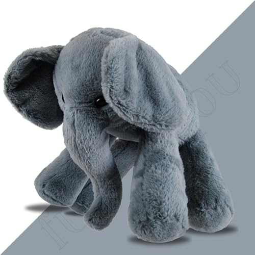 Image of Fun4you Fluppy Sitting Elephant Stuffed Plush, Super Soft Cuddly Elephant for Kids, Baby, Boys, Girls |Cute Birthday Gifts, Plush Animal, Huggable Soft Toy | Valentine Day Gift for Him & Her (40cm)