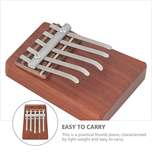 BIENKA 1 Set Kalimba Instrument de Musique Kalimba Thumb Piano Instrument de Musique Piano Case Finger Piano, Marron… - Les Beatles, Paul McCartney, John Lennon, RIngo Starr, George Harrison BIENKA 1 Set Kalimba Instrument de Musique Kalimba Thumb Piano Instrument de Musique Piano Case Finger Piano, Marron… – Image 5