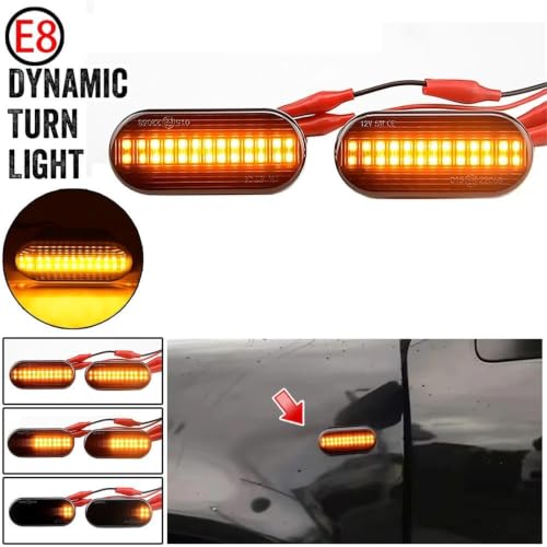 Luz de posición lateral dinámica VW intermitentes LED Golf 4 Passat 3BG 2