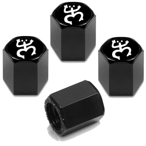 4pcs Tire Valve Stem Caps with Coqui Frog Design