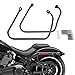 VPZMT Black Saddle Bags Supports Bracket Mount Kit for Harley Softail Standard ’20-'23, Street Bob ’18-2023, Softail Slim ’18-2021 Models