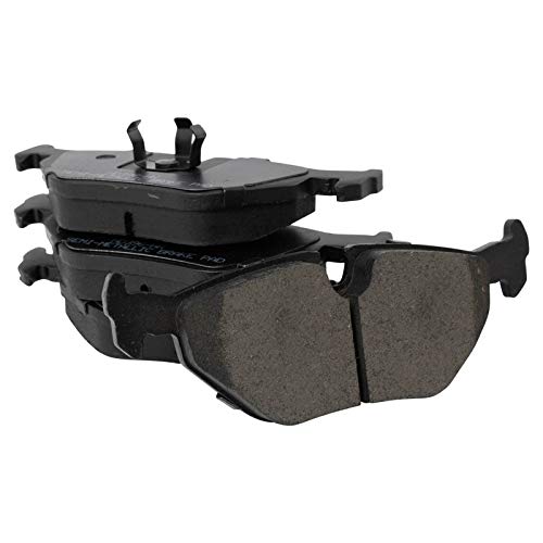 Image of TRQ Rear Brake Pad & Rotor Kit Compatible with 1997-2003 BMW