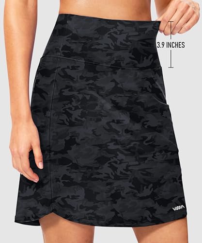 Image of Viodia Women's 18 inch /20 inch Long Swim Skirt High Waisted Modest Swimsuits Skirt Bathing Suit Tummy Control Swim Bottoms