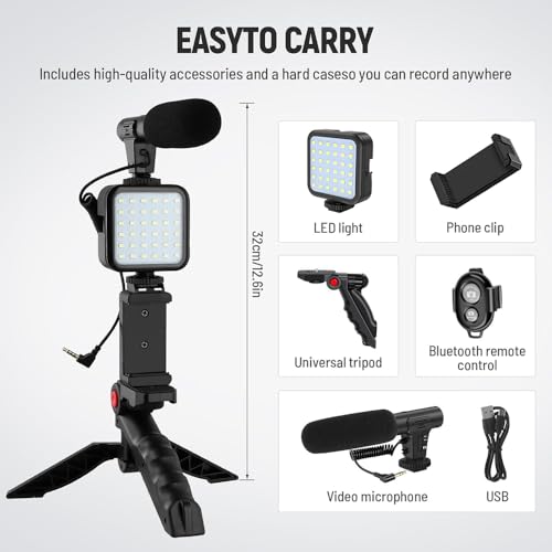 Kit vidéo compatible avec microphone pour éliminer les bruits de fond - 4