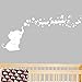 Elephant Bubbles Personalized Name Wall Decal