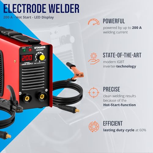Mma-Svets - 200 A - Hot Start - Led Display - 3