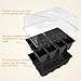 Gardzen 10 Pack Seed Starting Tray, Plant Germination Trays, Seed Starter Kit with Adjustable Humidity Vented Dome, Plant Growing Kit 6.6