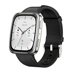 Amazfit Active 2 Reloj Inteligente Hombre y Mujer,...: Cuerpo Resistente & Pantalla de Cristal de Zafiro : Este smartwatch combina un cuerpo de acero inoxidable pulido con una pantalla de cristal de zafiro resistente a los arañazos. La pantalla AMOLED de 1,75" (2.000 nits) garantiza una visión clara en c...