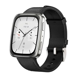 Amazfit Active 2 Smart Watch 1.75" AMOLED Display, Offline Maps with GPS, 10 Day Battery, 160+ Sport Modes, Water Resistant, Heart Rate & Sleep Fitness Tracker for Android & iPhone, Black Leather