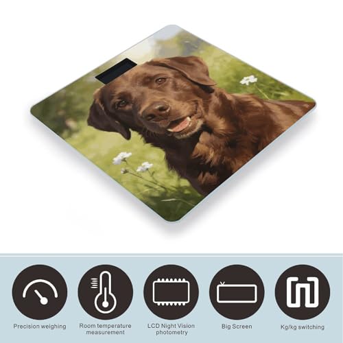 Báscula digital de baño Brune con vidrio templado miniatura 3