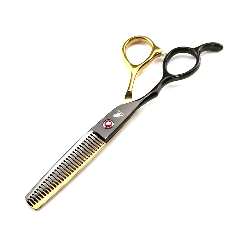 Linkshänder-Friseur-Schere-Set, Edelstahl Gerade Schere & Verdünnung Schere, Japanischer Edelstahl 6,0 Zoll, Für Barber, Salon, Zuhause