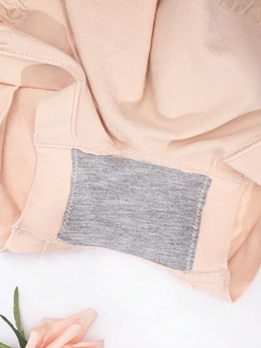 SHENHE Women's 3 Piece Boyshorts Panties Mid Rise Booty Butt Lifting Underwear Set4