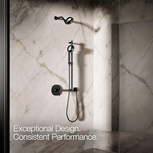 Regadera manual Kohler Statement VES 1.5 gpm negro mate miniatura 6