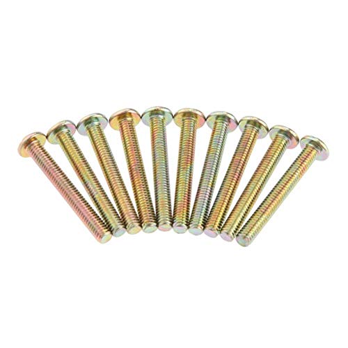 10-teilige M4-Schrauben Griffschrauben Möbelbefestigungsschraube Hardware M4 * 25 mm / 30 mm / 35 mm / 40 mm / 45 mm Länge, M4x30 mm