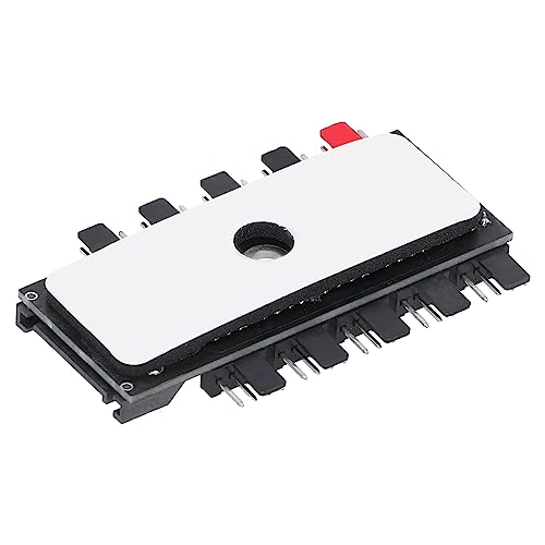 Evita sobrecalentamientos con el hub de ventilador de 10 vías PWM con alimentación SATA de 12V 7