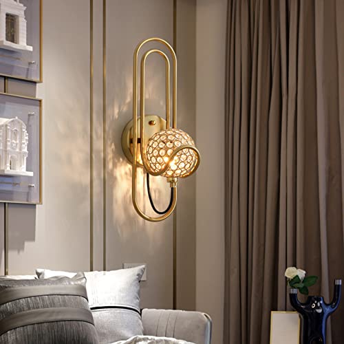 Luces de pared de cristal modernas JCAKES para iluminar salas oscuras 7