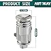 AUTOKAY 703719C Ignition Key Switch Lock Cylinder with two keys Fits for Chrysler 300 300M Concorde LHS for Jeep Cherokee Commander for Plymouth 5003843AB