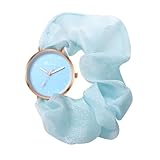 腕時計 ガールズ 可愛い ゴムベルト 防水: アナログ表示 長さ調整可能 クオーツ ファッションウォッチ - 女の子 小学生 誕生日 七五三お祝い ギフト クリスマス プレゼント