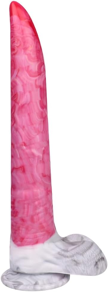 10Inch Mixed Color Realistic Dildo with Powerful Suction Cup, Extra Long Thick Silicone Dildo Lifelike Flexible Adult Sex Toy for Women