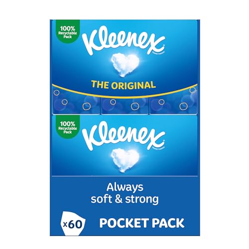 Kleenex® The Original Tissues Pocket Packs, 540 sheets (60 Packs)