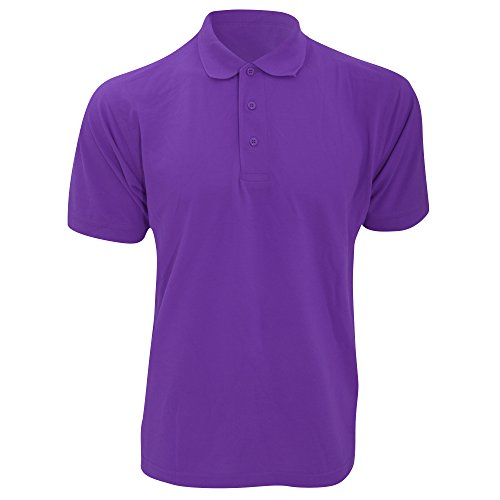 Image of Kustom Kit Mens Klassic Superwash Short Sleeve Polo Shirt (2XL) (Purple)