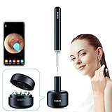 BEBIRD X17 Pro Earwax Cleaner Endoscope with 6 LED Lights, 3.5mm 1080P HD WiFi Ear Wax Removal Kit Wireless Camera Digital Otoscope for Android and iOS System Smart Phone