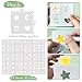 AryiHitt 141 Pcs Baby Shower Game Sign Set Includes Decorative Square Signs 100 DIY Blank Wooden Blocks 20 Paint Markers(Star)
