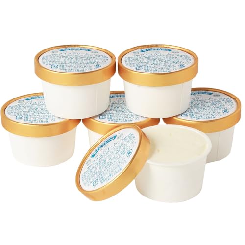 十勝野 こだわり アイスクリーム (ミルク) 80g×6個 セット / アイス ミルクアイス ジェラートジェラートアイス カップアイス 濃厚 スイーツ デザート 牛乳 生乳 乳製品 [027-0128]