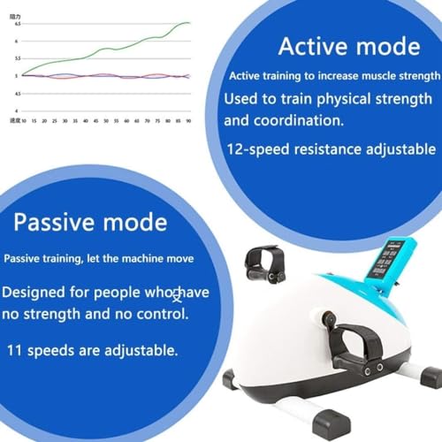 Mini bicicleta eléctrica portátil para ejercicio de piernas y brazos miniatura 3