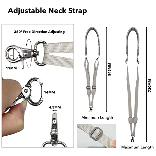 Symik Remote Controller Lanyard For Dji Fpv/Avata, Phantom 4/3, Inspire Remote Controller 2, Symik Bracket, Adjustable Neck Strap/Shoulder Strap With Comfortable Eva Padding; Adjusts From 21'' To 28'' #TOP4