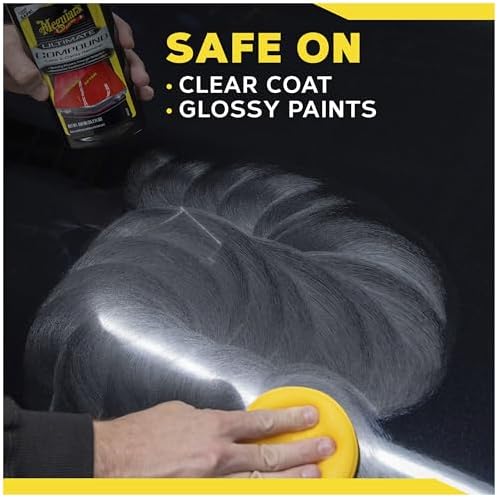 Meguiar's Ultimate Compound - Pro-Grade Car Scratch Remover, Paint Correction Compound that Removes Defects While Adding Gloss and Shine, Single Stage and Clear Coat Scratch Remove, 15.2 Oz — view 7