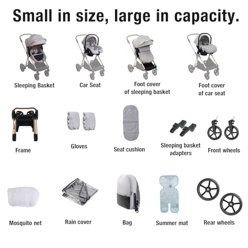 Magic ZC 3 in 1 Pushchair Pram Travel System