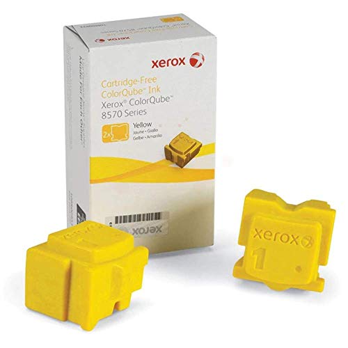 Encre Solide Jaune Xerox Colorqube 8570 8580 (2 Bâtons, 108R00933)