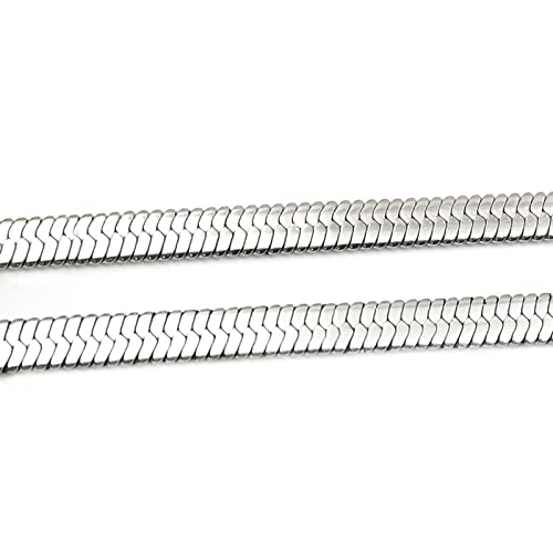 Chaîne en acier inoxydable pour hommes collier métal hip pop rock