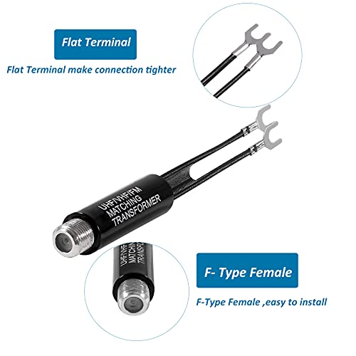 Transformador Matching UHF/VHF/FM Balun 12pcs con Jack F Hembra miniatura 2