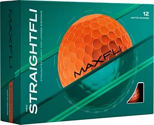 Amazon.co.jp: 2025 Maxfli(マックスフライ) ゴルフボール Straightfli