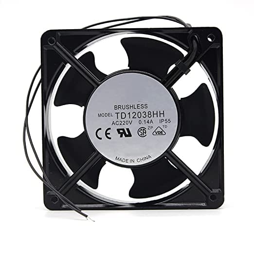 220V 0.14A 12038 Cooling Fan 120X120X38mm
