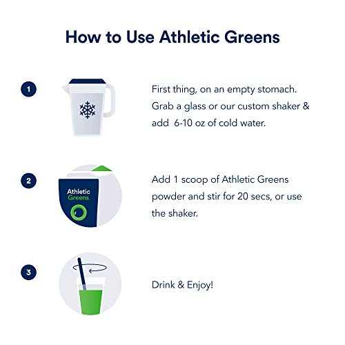 Athletic Greens Ultimate Daily, Whole Food Sourced All In One Greens Supplement, Superfood Powder, Glutenfree, Vegan And Keto Friendly, 30 Day Supply, 360 Grams (Athletic Greens) #TOP3