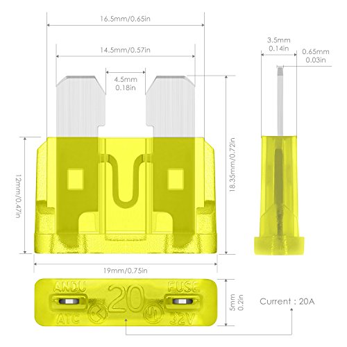 SNAN Set 80 Standard Fusibili Lamellari 5A 10A 15A...