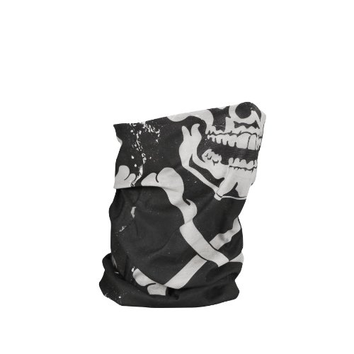 Zanheadgear Motley Tube, Fleece Lined, Skull Xbones #TOP11