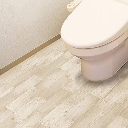 タンスのゲン トイレ 模様替え シート リメイク DIY 幅90×200cm 防水 はがせる 日本製 クリーム 61700055(95514) - タンスのゲン - 商品画像