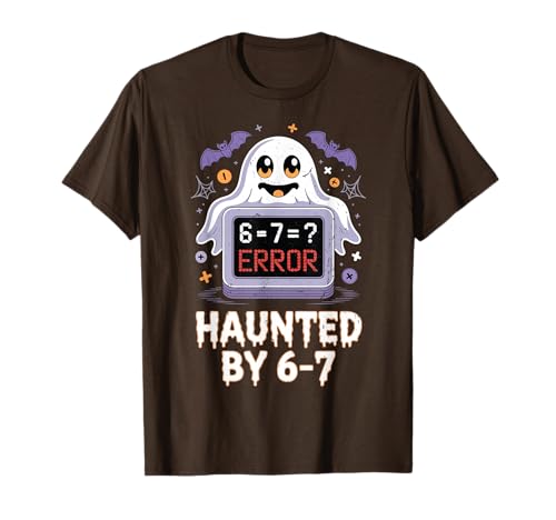 Haunted 67 Ghost Calculator Halloween Costume Math Professor T-Shirt
