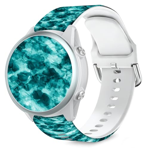 Lyforaz �ׂ��b�o���h Samsung Galaxy Watch 3 45mm�Ή� 22mm �\�t�g�V���R�� ���킢���X�g���b�v Venu 4 45mm/3/Forerunner 570 47mm/970/965/955/265/255 �X�}�[�g�E�H