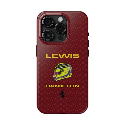 Tough Phone HAM 44 Lewis F-1 Compatible with All iPhone 16 15 14 13 12 11 X Series and S Series | Best Gift for Formula Racing Fans