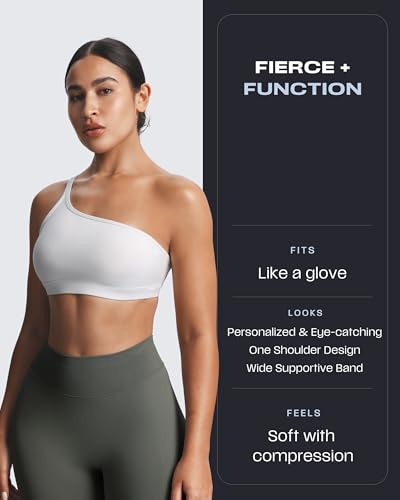 Image of Aoxjox Astoria One Shoulder Sports Bra